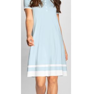 LIU JO CAMICIA DA NOTTE SERAFINO DL0091 M/C