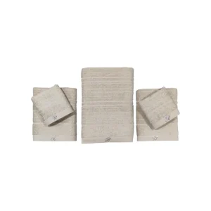 Completo bagno 5 pz Biancheria Samira 5pz Blumarine Home