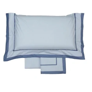 Lenzuola Bicolore Biancheria Loredana Cpl Eva Home