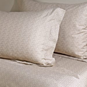 Alviero Martini Completo Lenzuola Matrimoniale Safari in satin di cotone