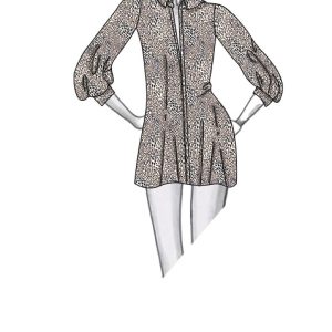 Marina Abagnale MA25E 29005 00 
Abito camicia con maniche 3/4