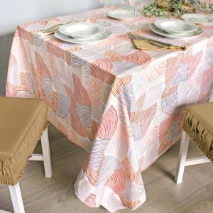 Tovaglia stampata con tovaglioli Biancheria Simmetrie Tov Maestri Cotonieri