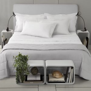 Ennekappa 1876 Color Sopralenzuolo Bianco Matrimoniale Big  270 x 300 In Percalle Americano