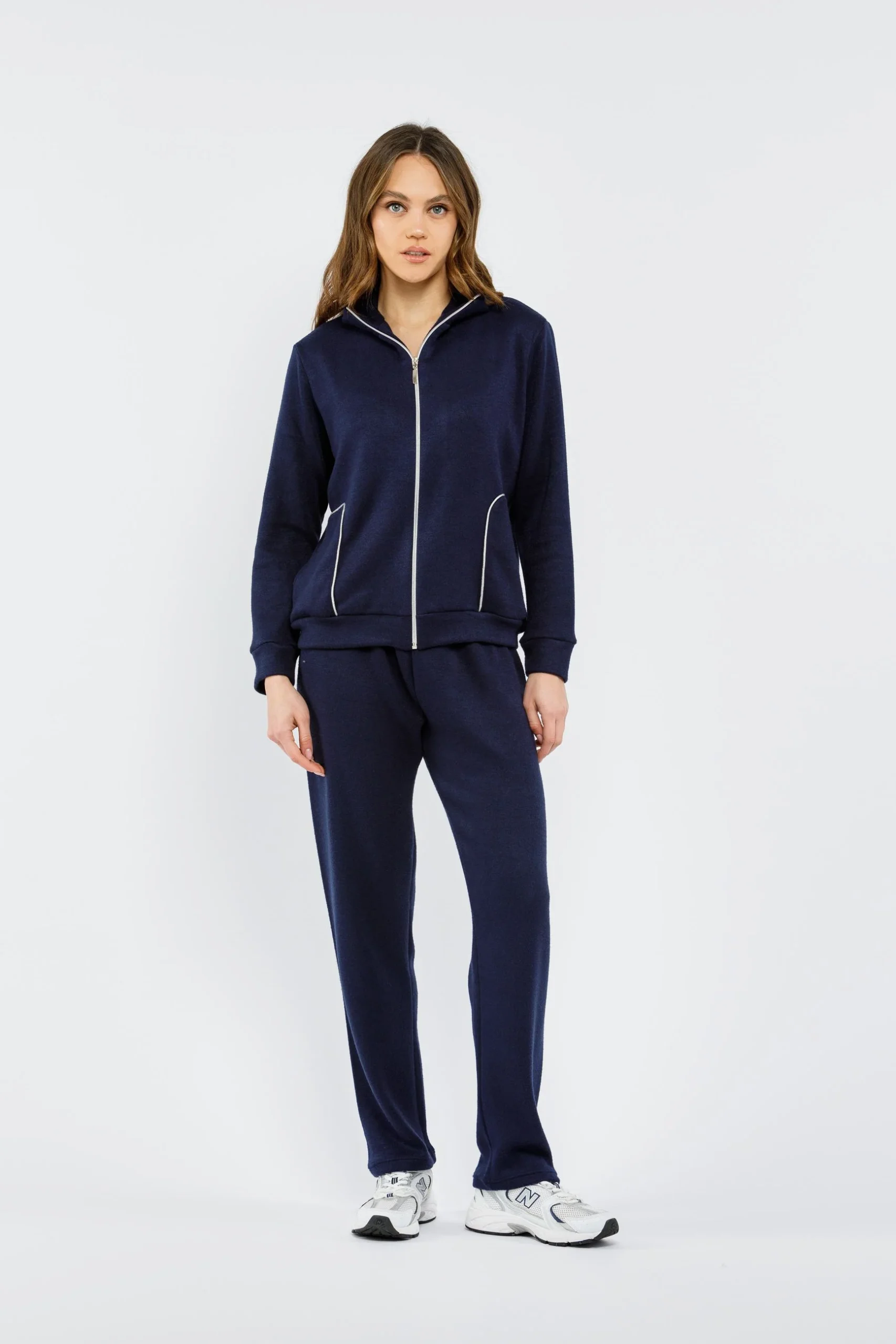 Tuta con zip Donna I2666 Fida