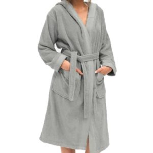 Jolie Accappatoio Spugna Unisex con Cappuccio 420 gr./ mq 100% cotone