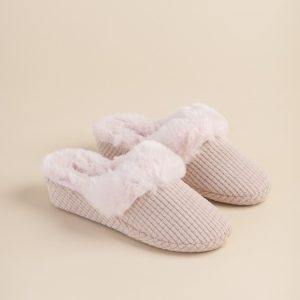 Noidìnotte PF2732 Pantofola donna
ciniglia e coral fleece