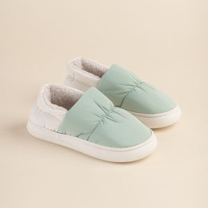 Noidìnotte PF2818 Pantofola donna in nylon e coral fleece