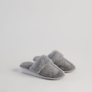 Noidìnotte PF2962 Pantofola donna velluto e coral fleece