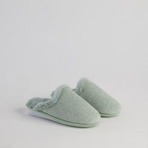 Noidìnotte PF2964 Pantofola donna ciniglia e coral fleece