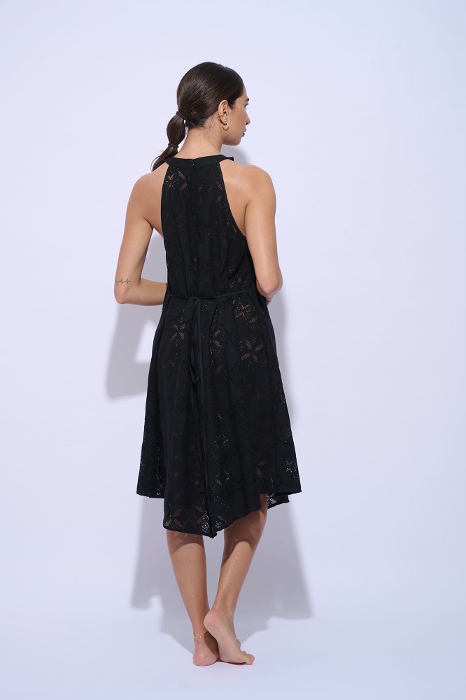 Panaji PJ25E 41205 00
Abito midi con scollo all’ americana
e cinturino - immagine 4