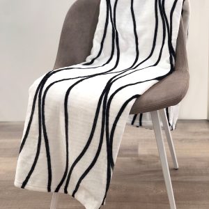 Jolie Plaid Matrimoniale Fluido in pile cm. 240 x 200