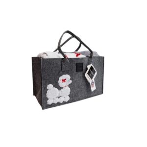 Daunex Mimi Plaid Morbidotto Light c/applicazione cm. 130 x 160 con borsa feltro