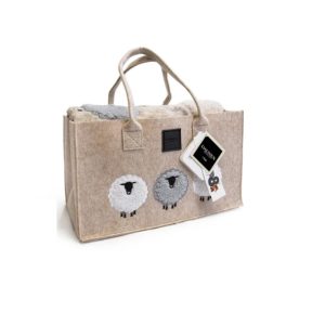 Daunex Tre Pecorelle Plaid
 Morbidotto Light c/applicazione  
cm. 130 x 160 con borsa feltro