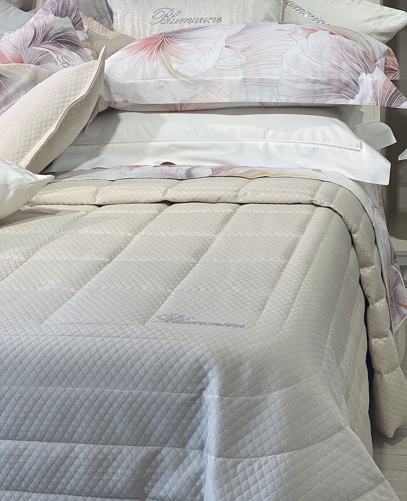 BLUMARINE Copriletto trapuntato Primizia matrimoniale - immagine 5