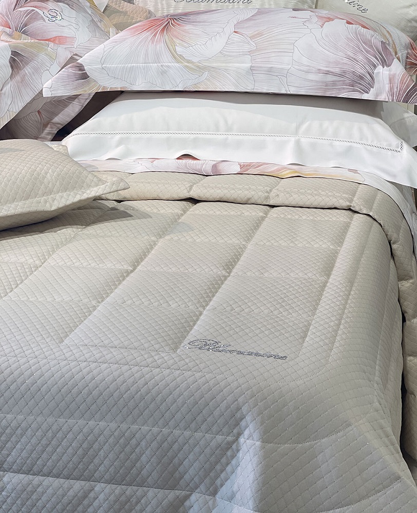 BLUMARINE Copriletto trapuntato Primizia matrimoniale - immagine 3