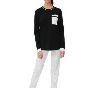 Pigiama Lungo Donna D1352 Amadine