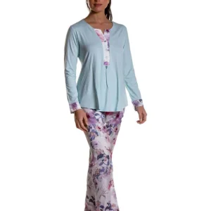 Pigiama Lungo Donna D2039 Amadine
