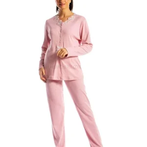 Pigiama Lungo Donna I21374 3B Prima Rosa