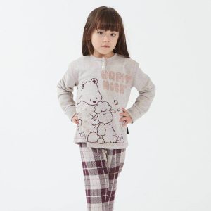 Pigiama Serafino Bambine e ragazze H6091 Happy People