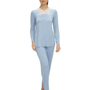 Pigiama Serafino Donna 6415 Clara Rossi Firenze