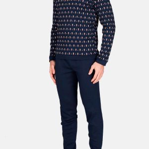 Pigiama Serafino Uomo Alassio jal754 Julipet