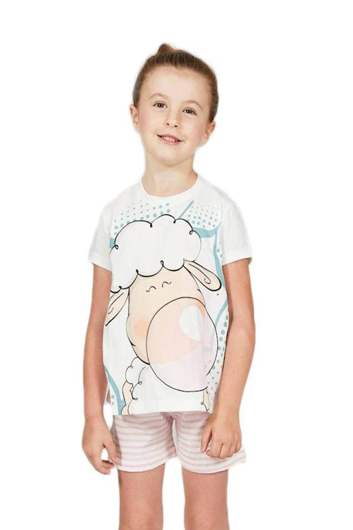 Pigiama corto Bimba H4945 Happy People - immagine 3