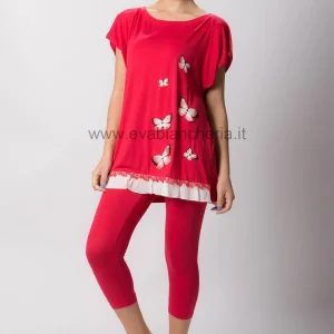 Pigiama corto Donna BEGONIA 9924 Pepita