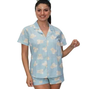 Pigiama corto Donna TEDDY COT PIG Filo D Angelo