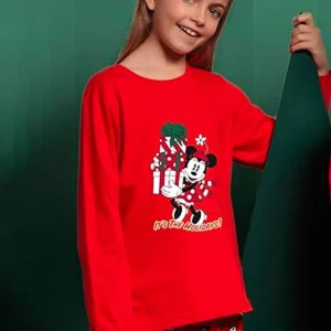 Pigiama girocollo natalizio Bambine e ragazze 60632 Disney