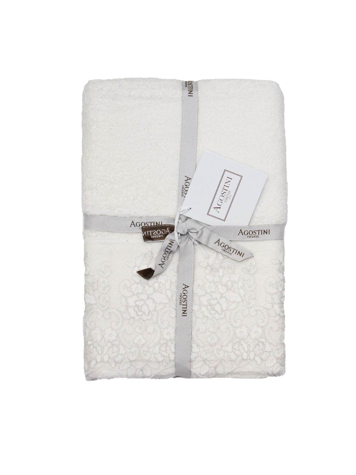 Asciugamani Coppia 1+1 Biancheria Montecarlo 1+1 Agostini - immagine 8