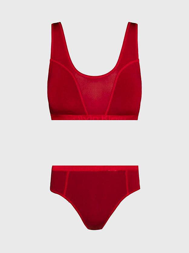 Reggiseno Bralette + Brasiliano Donna QF7493E Calvin Klein - immagine 8