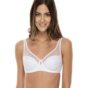 Reggiseno Sfoderato con ferretto Donna GENEROUS L4262 bianco Lovable