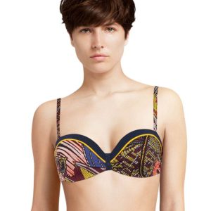 Reggiseno bikini Fascia Preformata Donna ETHNIC C17H20 Chantelle