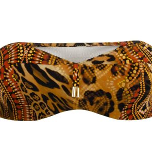 Reggiseno bikini Fascia Preformata Donna SPLENDEUR FELINE ABB5043 Lise Charmel