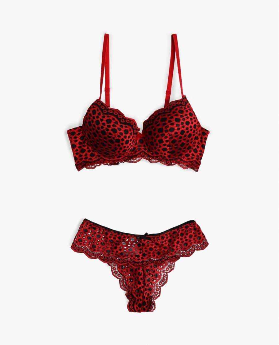 Reggiseno + brasiliano coordinato natalizio Donna 44585 Admas - immagine 5