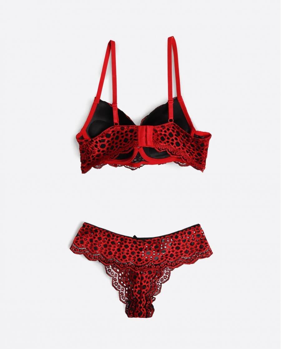 Reggiseno + brasiliano coordinato natalizio Donna 44585 Admas - immagine 4