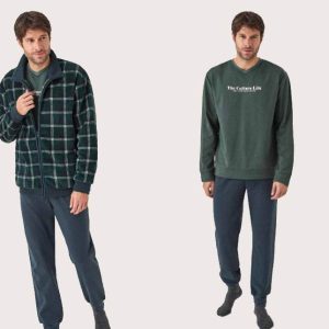 Completo pigiama Pigiama +Giacca Uomo H34673 Promise