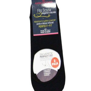 Salvapiedi Bi-pack Uomo UNISEX nero San Giacomo