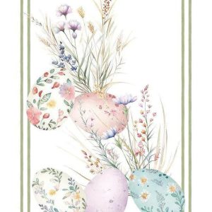 Strofinaccio stampato pasquale Biancheria Sorpresa canovaccio Tessitura Randi