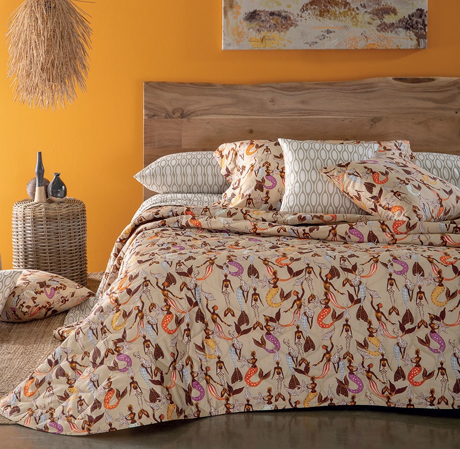 Svad Dondi Copriletto Trapuntato Matrimoniale Sirene - immagine 2