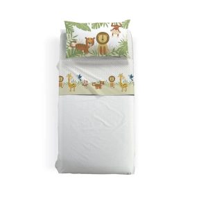 Caleffi Completo Lenzuola Singolo Tropical in cotone