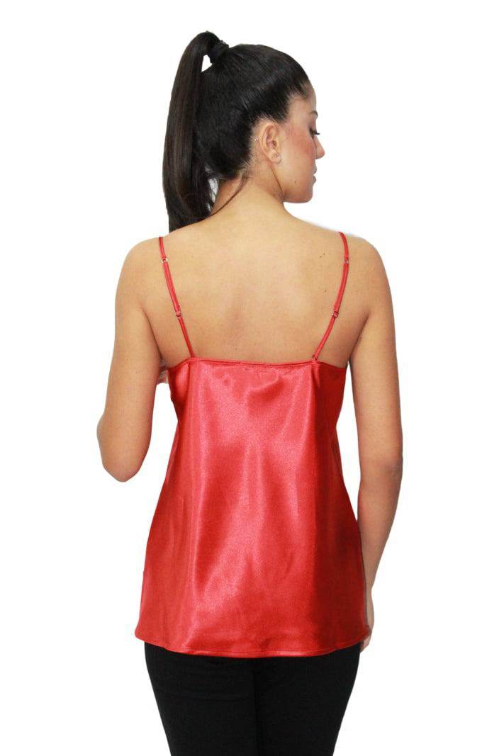 Top Bretellina Donna D1664 Ruggine Amadine - immagine 3