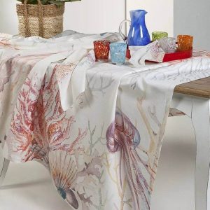 Tovaglia Stampato Tavola CORALLO TOV Tessitura Randi