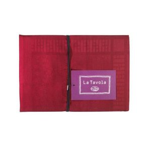 Tovaglia tinta unita natalizio Biancheria AUBERGINE TOV Fazzini