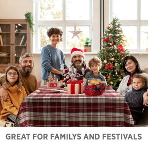 Tovaglia stampata natalizia Biancheria Tutti Insieme TOV Maestri Cotonieri