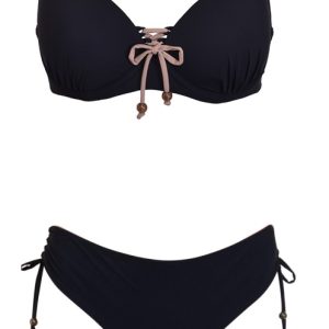 Verdissima Bikini Reggiseno con coppe UN02C + Slip con coulisse UN14