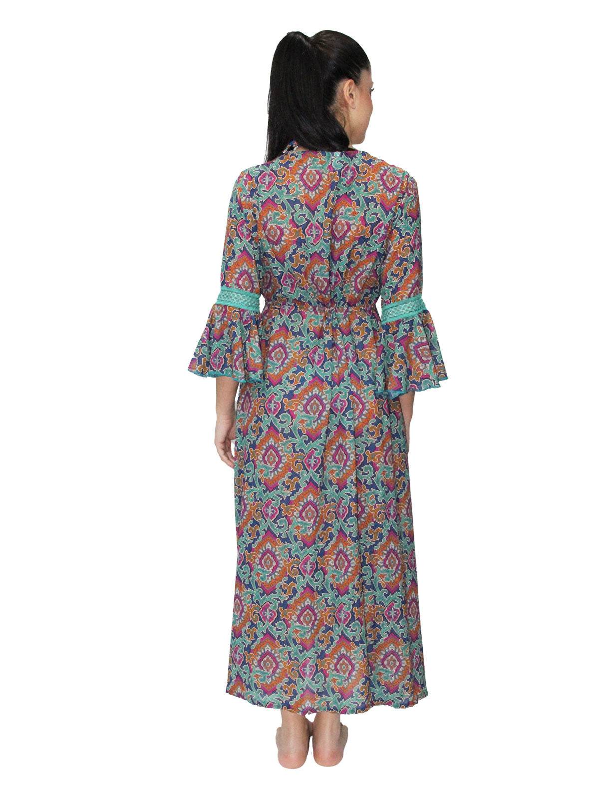 Abito Lungo Donna H125 Huitre - immagine 4