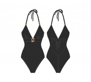 Liu Jo Costume Intero a Triangolo VA3037J6447