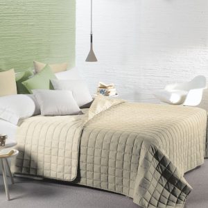 Caleffi  Modern Trapuntino/ Quilt Piazza e Mezza Tinta unita double face