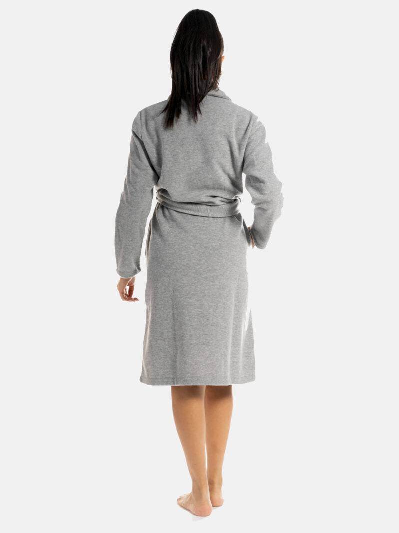 Vestaglia Abbottonata Donna I2160 Grigio Fida - immagine 4